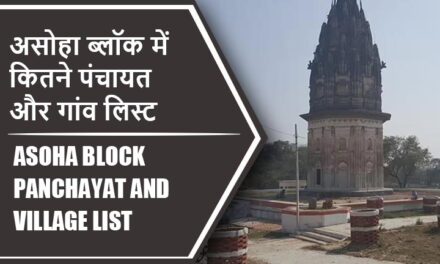 असोहा ब्लॉक में कितने पंचायत और गांव लिस्ट | Asoha Block Panchayat and Village List