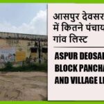 आसपुर देवसरा ब्लॉक में कितने पंचायत और गांव लिस्ट | Aspur Deosara Block Panchayat and Village List