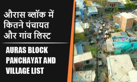 औरास ब्लॉक में कितने पंचायत और गांव लिस्ट | Auras Block Panchayat and Village List