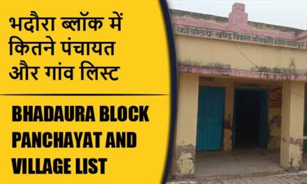 भदौरा ब्लॉक में कितने पंचायत और गांव लिस्ट | Bhadaura Block Panchayat and Village List