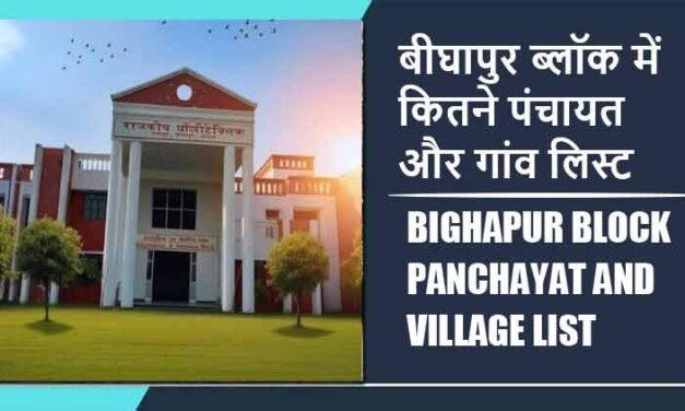 बीघापुर ब्लॉक में कितने पंचायत और गांव लिस्ट | Bighapur Block Panchayat and Village List