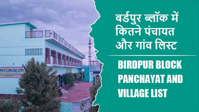बर्डपुर ब्लॉक में कितने पंचायत और गांव लिस्ट | Birdpur Block Panchayat and Village List