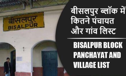 बीसलपुर ब्लॉक में कितने पंचायत और गांव लिस्ट | Bisalpur Block Panchayat and Village List