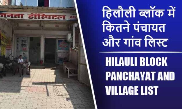 हिलौली ब्लॉक में कितने पंचायत और गांव लिस्ट | Hilauli Block Panchayat and Village List