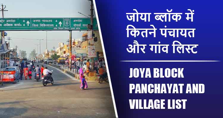 जोया ब्लॉक में कितने पंचायत और गांव लिस्ट | Joya Block Panchayat and Village List