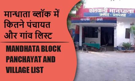 मान्धाता ब्लॉक में कितने पंचायत और गांव लिस्ट | Mandhata Block Panchayat and Village List