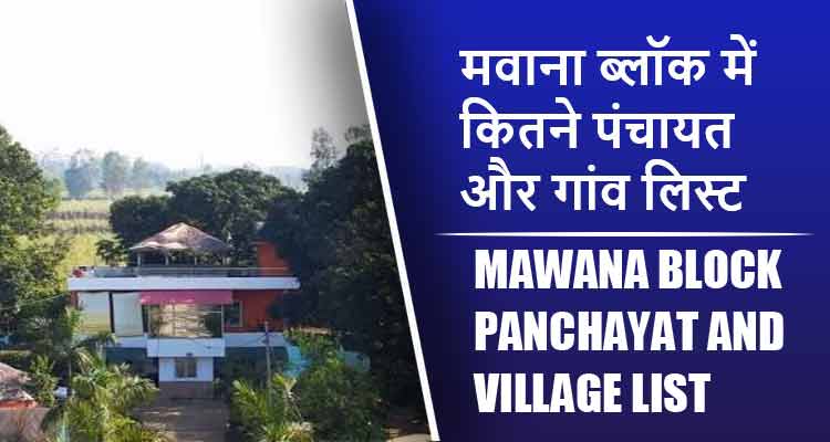 मवाना ब्लॉक में कितने पंचायत और गांव लिस्ट | Mawana Block Panchayat and Village List