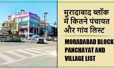 मुरादाबाद ब्लॉक में कितने पंचायत और गांव लिस्ट | Moradabad Block Panchayat and Village List