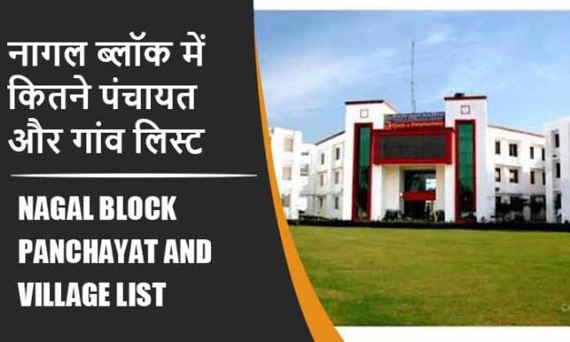 नागल ब्लॉक में कितने पंचायत और गांव लिस्ट | Nagal Block Panchayat and Village List