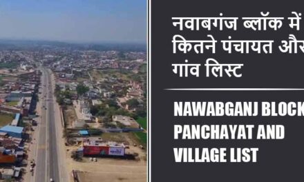 नवाबगंज ब्लॉक में कितने पंचायत और गांव लिस्ट | Nawabganj Block Panchayat and Village List