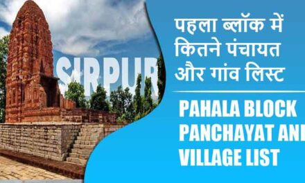 पहला ब्लॉक में कितने पंचायत और गांव लिस्ट | Pahala Block Panchayat and Village List