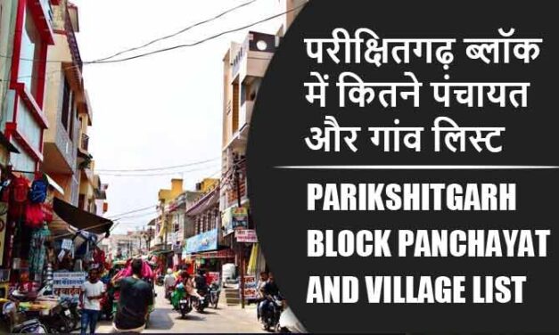 परीक्षितगढ़ ब्लॉक में कितने पंचायत और गांव लिस्ट | Parikshitgarh Block Panchayat and Village List