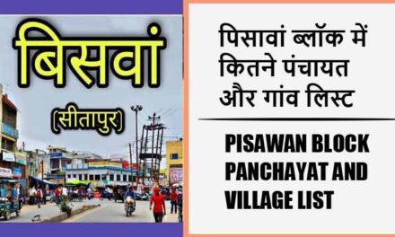 पिसावां ब्लॉक में कितने पंचायत और गांव लिस्ट | Pisawan Block Panchayat and Village List