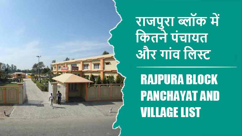राजपुरा ब्लॉक में कितने पंचायत और गांव लिस्ट | Rajpura Block Panchayat and Village List