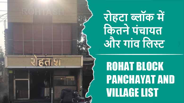 रोहटा ब्लॉक में कितने पंचायत और गांव लिस्ट | Rohat Block Panchayat and Village List